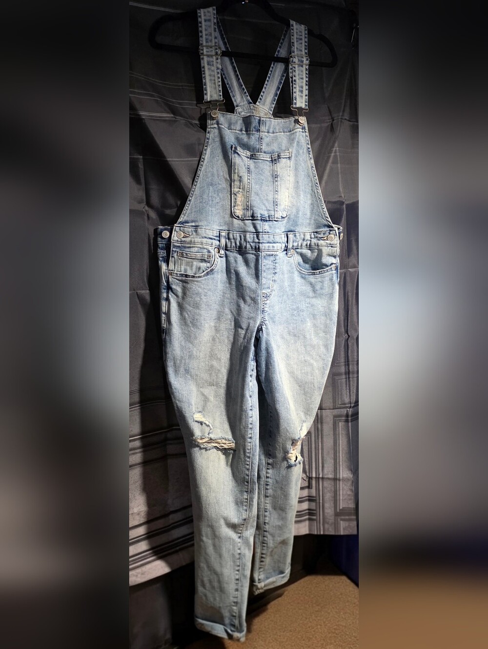 Mauirces Light Blue Denim Women’s Overalls